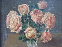 1993 Vaas met rozen